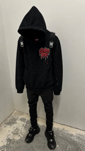 StrikerBoyz Hoodie Red/White W P/D