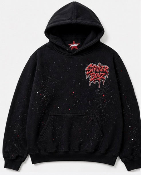 StrikerBoyz Hoodie Red/White W P/D