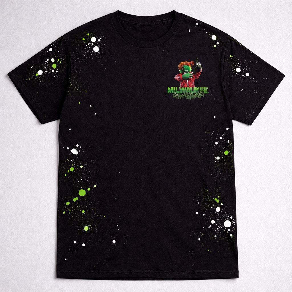 MGW Tee Green/White W PD